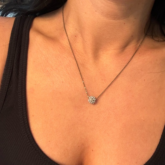 Chloe & Isabel Pave Ball Sliding Pendant Necklace - Picture 6 of 6